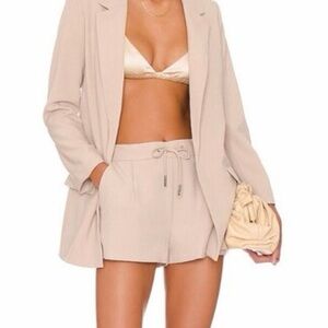 Allsaints Aleida Shorts in Pale Taupe